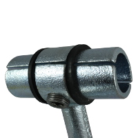 giunto Interclamp 797, senza tubo, retro giunto Interclamp 797, senza tubo, retro