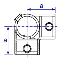 giunto Interclamp 116 - pianta