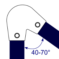 giunto Interclamp 123 - angolo giunto Interclamp 123 - angolo