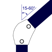 giunto Interclamp 124 - angolo giunto Interclamp 124 - angolo