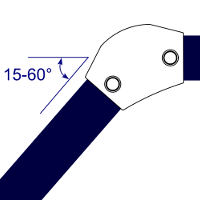giunto Interclamp 124 - angolo giunto Interclamp 124 - angolo