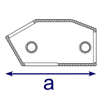 giunto Interclamp 129 - lato giunto Interclamp 129 - lato