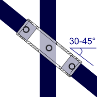 giunto Interclamp 130 - angolo