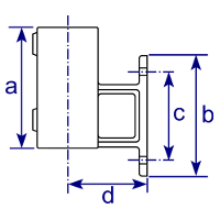 giunto Interclamp 144 - lato giunto Interclamp 144 - lato