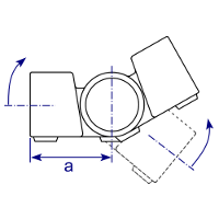 giunto Interclamp 148 - alto/angolo giunto Interclamp 148 - alto/angolo