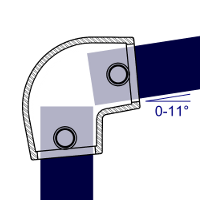 giunto Interclamp 154 - angolo