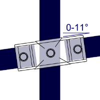 giunto Interclamp 156 - angolo