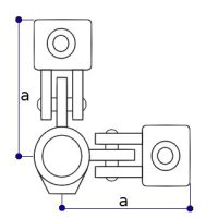 giunto Interclamp 168 - basso giunto Interclamp 168 - basso