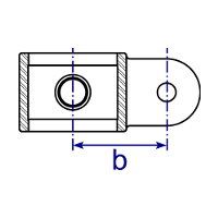 giunto Interclamp 173m - lato