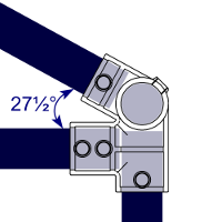 giunto Interclamp 185 - angolo giunto Interclamp 185 - angolo