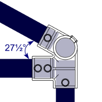 giunto Interclamp 185 - angolo