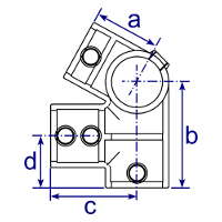 giunto Interclamp 185 - lato giunto Interclamp 185 - lato