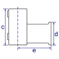 giunto Interclamp 245 - lato giunto Interclamp 245 - lato