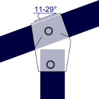 giunto Interclamp 253 - angolo giunto Interclamp 253 - angolo